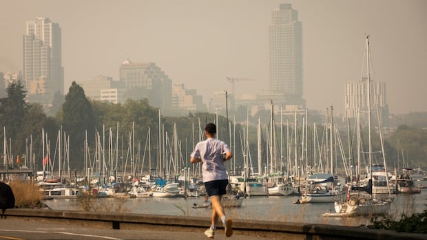 Air quality warnings spread across B.C. as wildfire smoke lingers, heat records topple